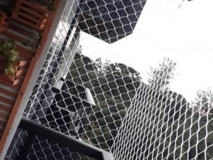 Instalação sem sujeira de redes de proteção em Manaus