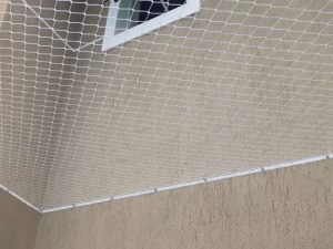 Proteção residencial com rede transparente em Manaus